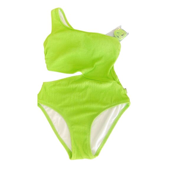 Michael Kors One Shoulder Bikini swimsuit Set size L - Picture 3 of 6